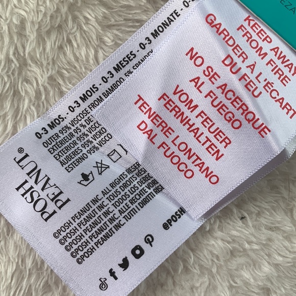 NWT Posh Peanut Skyla Rainbow Headwrap Bow 0-3M - Picture 5 of 6